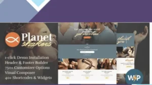 Planet Shakers - Church and Religion WordPress Theme