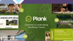 Plank - Carpenter and Landscaping WordPress Theme