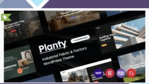 Planty - Industrial Fabric and Factory WordPress Theme