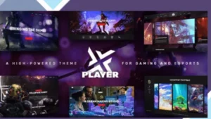 PlayerX - A High-powered Theme for Gaming and eSports