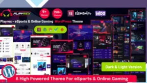 Playrex - eSports and Gaming WordPress Theme