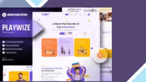 Playwize - Kids Education Elementor Template Kit