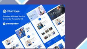Plumbee - Plumber and Repair Services Elementor Template Kit