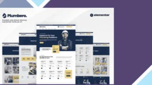 Plumbero - Plumber and Repair Services Elementor Template Kit
