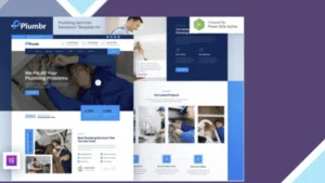 Plumberon - Plumbing Service Elementor Template Kit
