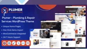Plumer - Plumbing and Repair Services WordPress Theme