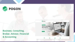 Pogon - Business and Finance Corporate WordPress Theme