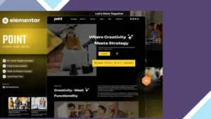 Point - Creative Digital Agency Elementor Template Kit