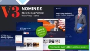Nominee - Political WordPress Theme for Candidate/Political Leader