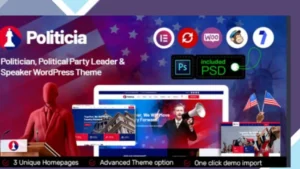 Politicia - Politician and Speaker WordPress Theme