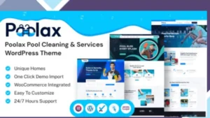 Poolax - Pool Cleaning and Services WordPress Theme