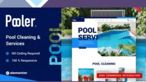 Pooler - Swimming Pool Cleaning Services WordPress Theme