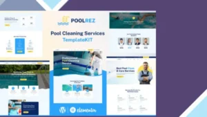 Poolrez - Pool Cleaning Services Elementor Template Kit