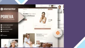 Poreva - Beauty Clinic and Dermatology Elementor Template Kit