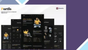 Portfo - Creative Portfolio Elementor Template Kit