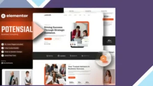 Potensial - Business Consulting Elementor Template Kit