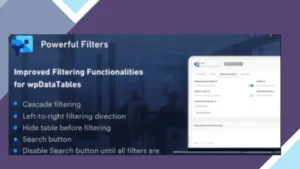 Powerful Filters for wpDataTables