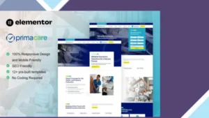 PrimaCare - Finance and Insurance Company Elementor Pro Template Kit