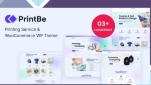 PrintBe - Printing Service and WooCommerce WP Theme
