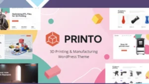 Printo - 3D Printing and Manufacturing WordPress Theme