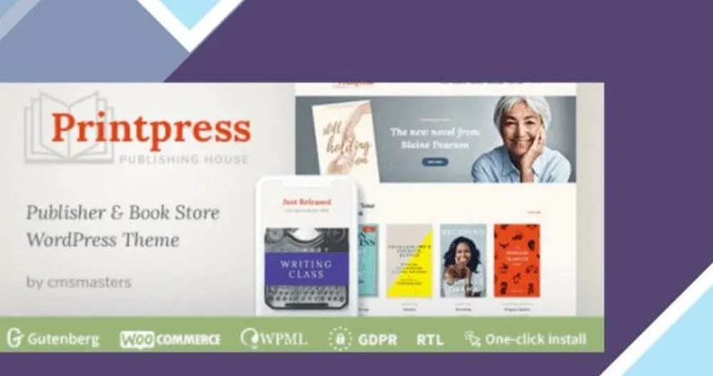 Printpress - Book Publishing WordPress Theme 1 Printpress - Book Publishing WordPress Theme
