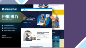 Priority - Home Clean and Care Elementor Template Kit