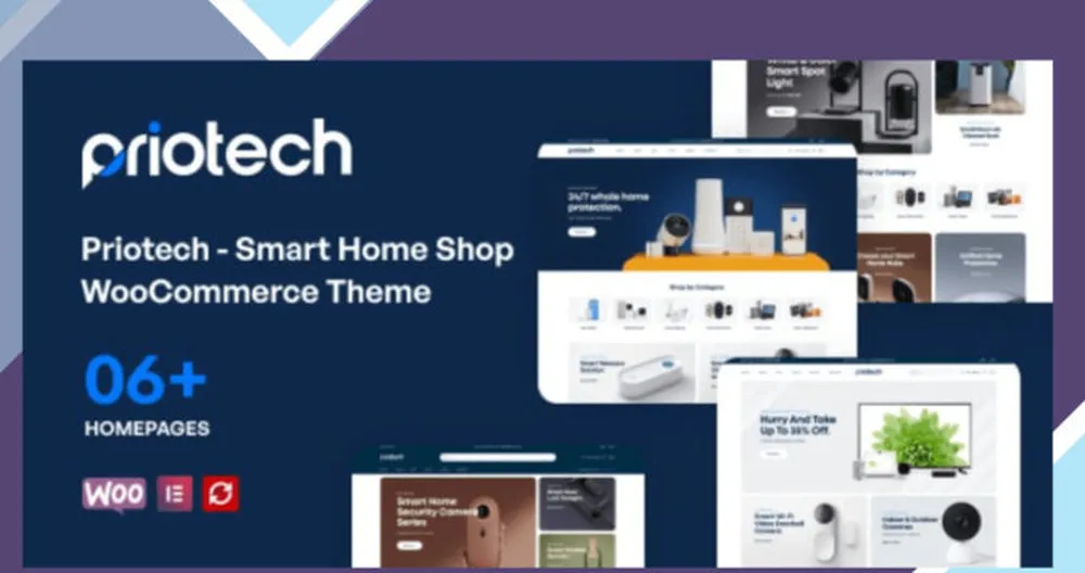 Priotech - Smart Home Shop WooCommerce Theme 1 Priotech - Smart Home Shop WooCommerce Theme