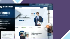Probiz - Business Consulting Elementor Template Kit