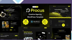 Procus - Modern Creative Digital Agency WordPress Theme