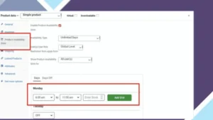 Product Availability Slots for WooCommerce