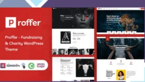 Proffer - Fundraising and Charity WordPress Theme