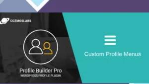 Profile Builder Custom Profile Menus Add-on