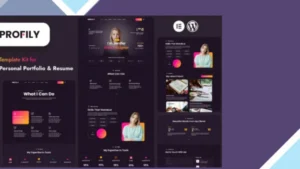 Profily - Personal Portfolios and Resume Elementor Template Kit