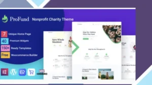 ProFund - Nonprofit Charity WordPress Theme