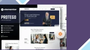 Protego - Lawyers and Attorneys Elementor Template Kits