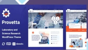 Provetta - Laboratory and Science Research WordPress Theme
