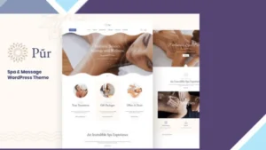 Pur - Wellness and Spa WordPress Theme