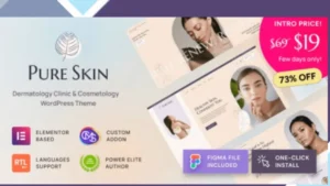 Pure Skin - Dermatology Clinic and Cosmetology WordPress Theme