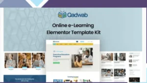 Qadwab - Online e-Learning Elementor Template Kit
