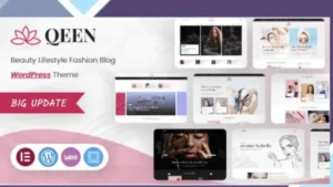 Qeen - Fashion Lifestyle Blog WordPress Theme