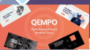 Qempo - Digital Agency Services WordPress Theme