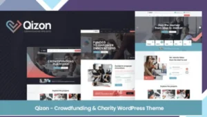 Qizon - Crowdfunding and Charity WordPress Theme