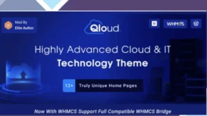 Qloud - Cloud Computing, Apps and Server WordPress Theme