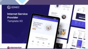 Qonec - Broadband and Internet Service Provider Template Kit