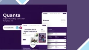 Quanta - Digital Marketing Elementor Template Kit