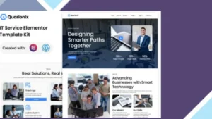 Quarionix - IT Service Elementor Template Kit