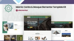 Qubsh - Islamic Centre and Mosque Elementor Template Kit