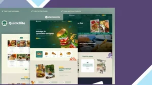 Quick Bite - Restaurant and Cafe Elementor Pro Template Kit