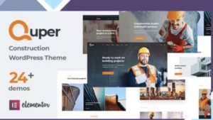Wordpress Tools 13 Quper - Construction and Architecture WordPress Theme