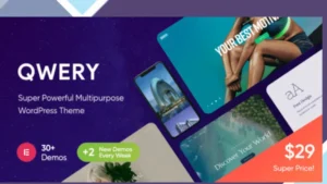 Wordpress Tools 10 Qwery Multi-Purpose Business WordPress Theme and RTL